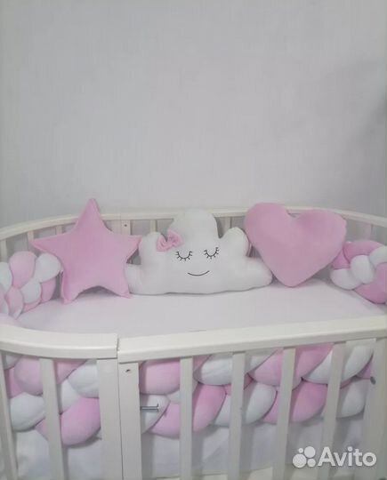 Бортики на кроватку комплект