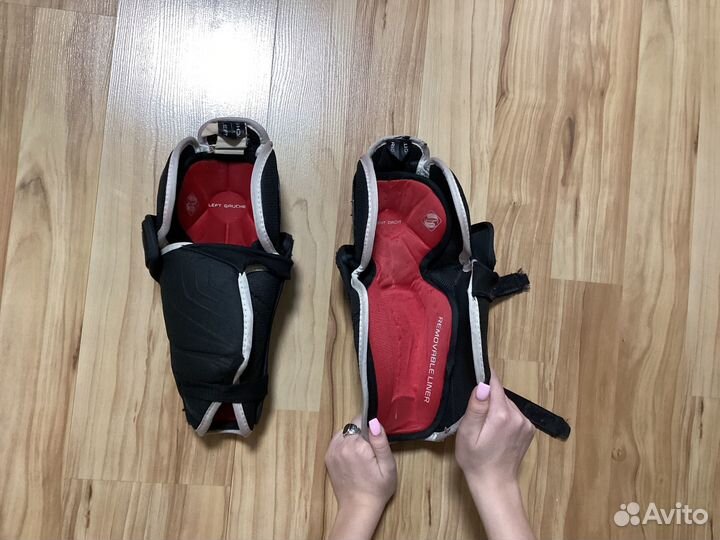 Щитки хоккейные Bauer Vapor X800 Lite JR размер 11