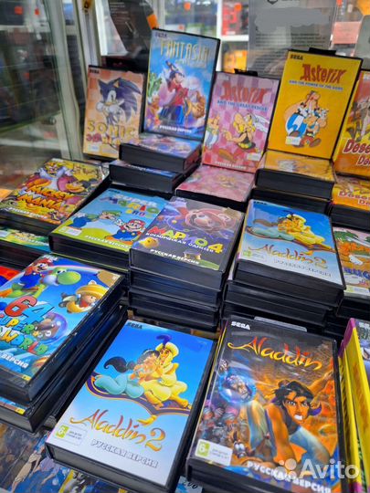Игровые картриджи sega огромный выбор