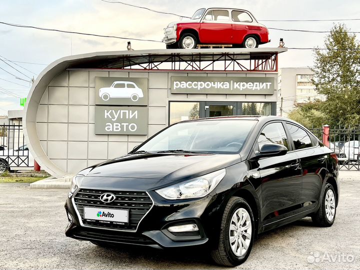 Hyundai Solaris 1.4 AT, 2018, 70 080 км
