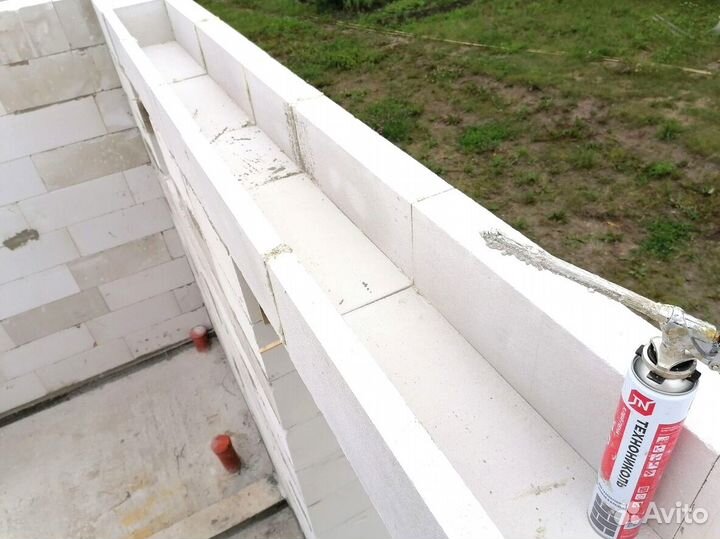 Газобетоный U блок