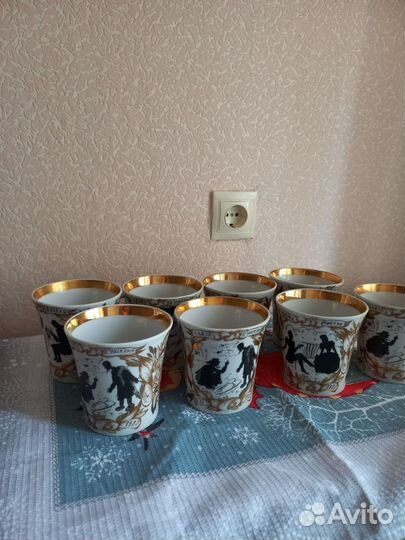 Чайный бокал лфз с блюдцем