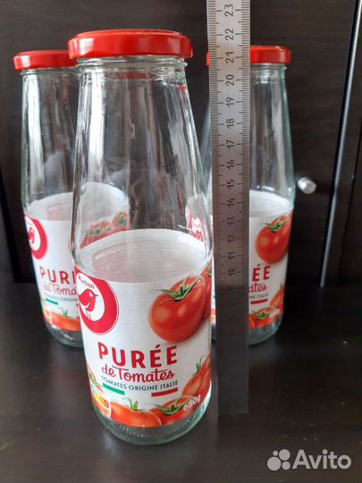 Банки-бутылки с крышкой высокие Много (680 мл)