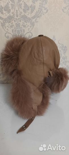 Шапка ушанка женская