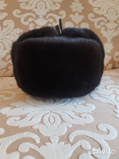 Норковая шапка мужская новая 58