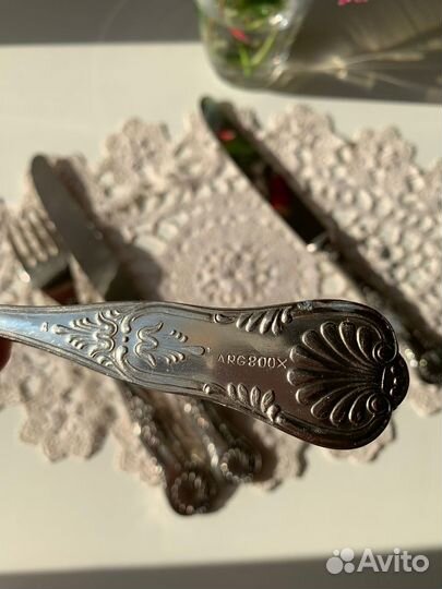 Столовые приборы серебрение винтаж Италия