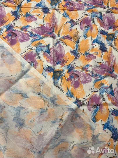 Отрез плотной хб ткани СССР