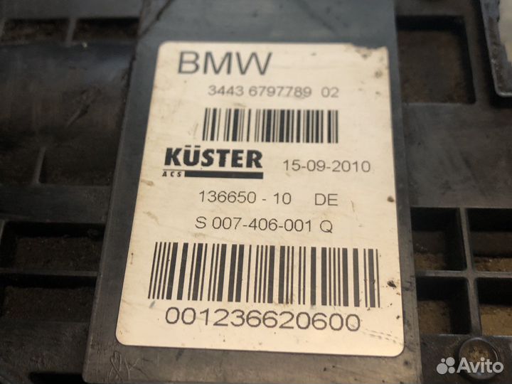 Блок ручника на bmw 750