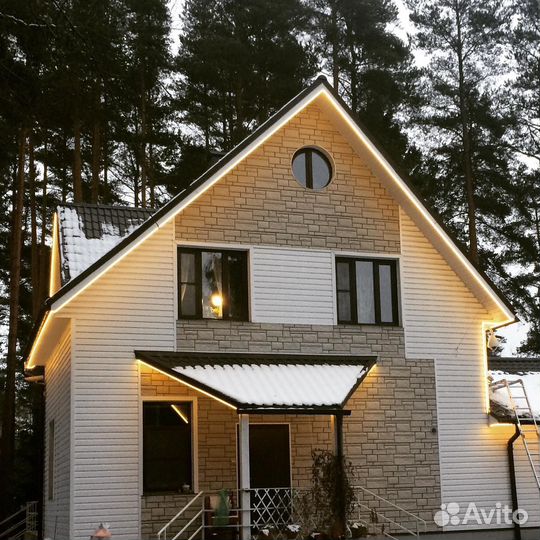 Фасадное освещение под ключ