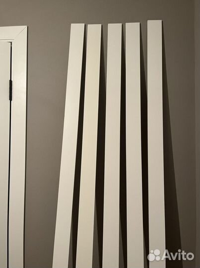 Наличники дверные белые Polar вфд новые