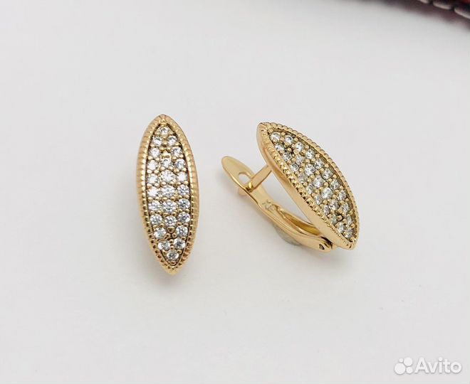 Серьги из медицинского сплава