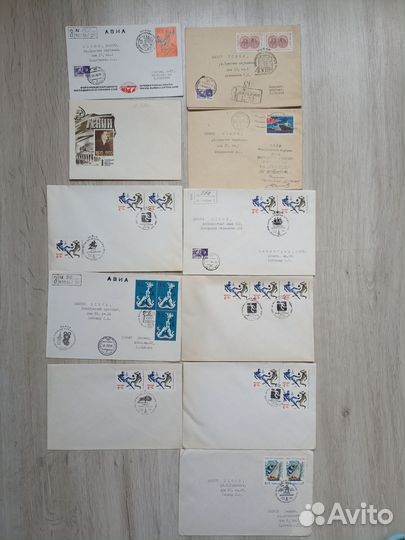Конверты почтовые коллекционные со спецгашением