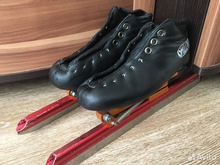 Коньки конькобежные беговые р.35