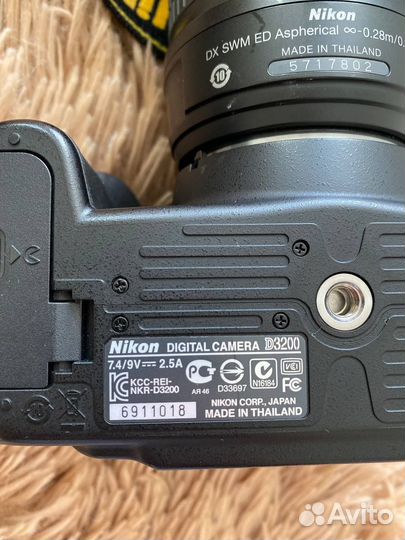Фотоаппарат nikon d3200