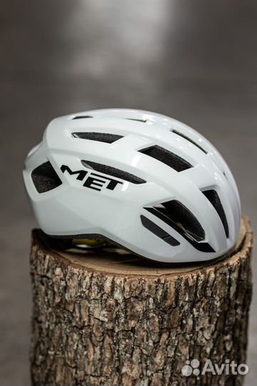 Велошлем Met Vinci mips White/Silver