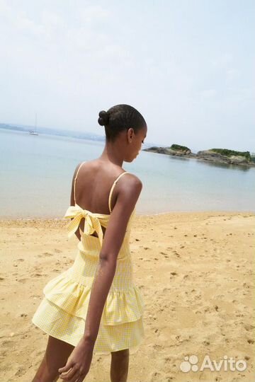 Платье в клетку Zara (L)