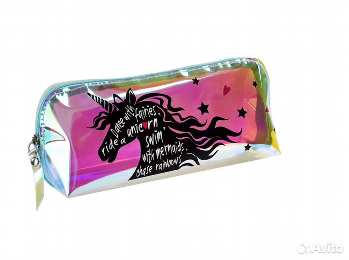 Пенал черный единорог, 61350