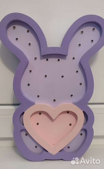 Ночник детский деревянный