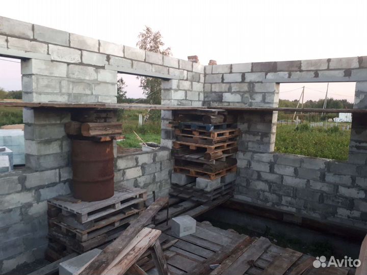 Услуги каменщиков, плотников