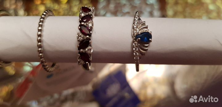 Кольцо серебро