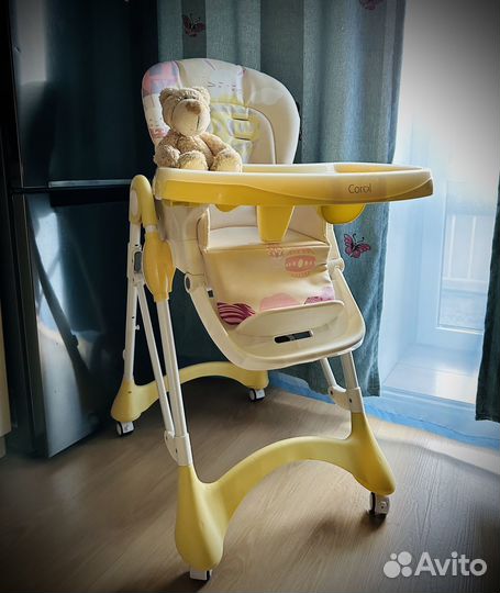 Стул для кормления Corol S1 Жёлтый (воздушный шар)
