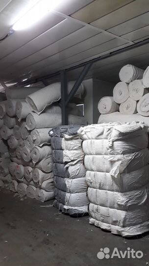 Холстопрошивное полотно светлое