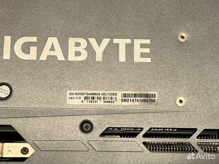 Видеокарта gigabyte GeForce RTX 3080 Ti gaming OC