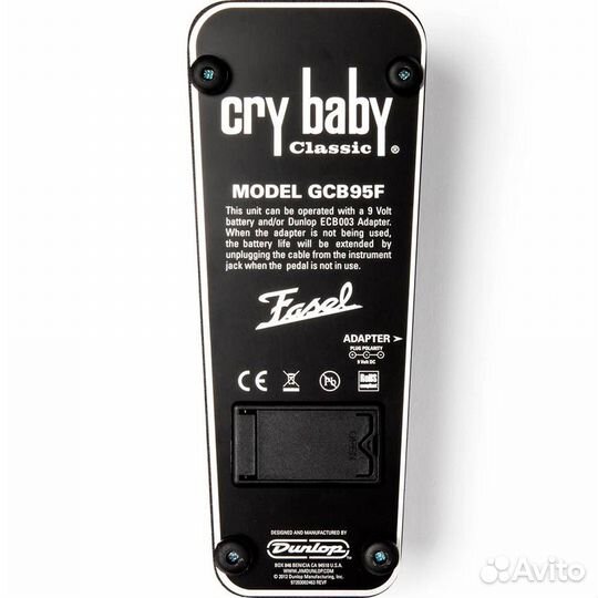 Педаль эффектов Dunlop GCB-95F Crybaby Classic