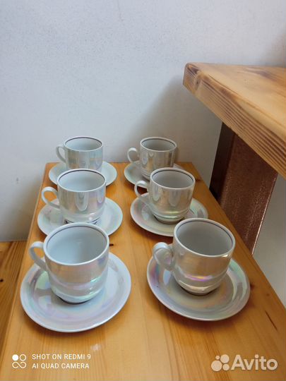 Кофейный набор на 6 персон, СССР, новый