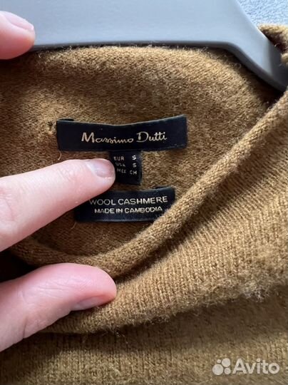 Massimo dutti джемпер S кашемир шерсть