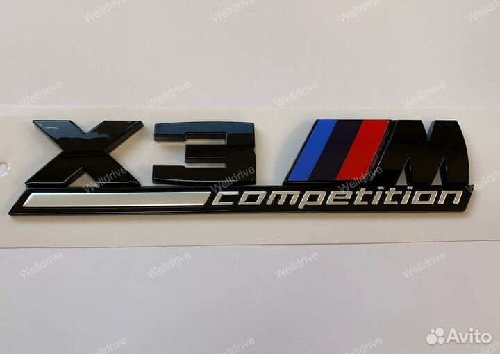 Шильд BMW X3M X4M X5M X6M X7M Competition глянец