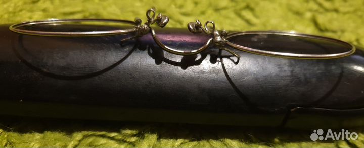 Пенсне в футляре винтажное. Конец 19 века