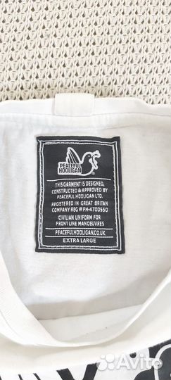 Футболка peaceful hooligan оригинал