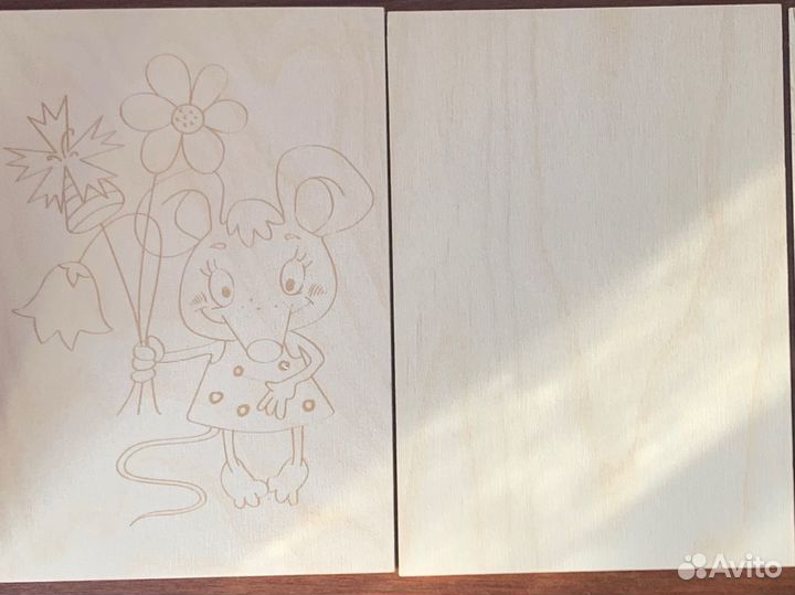 Доска березовая для выжигания