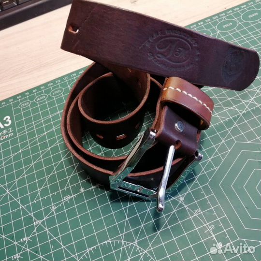 Ремень мужской ручной работы