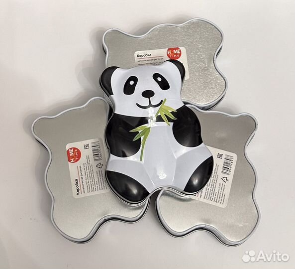 Коробка банка жестяная