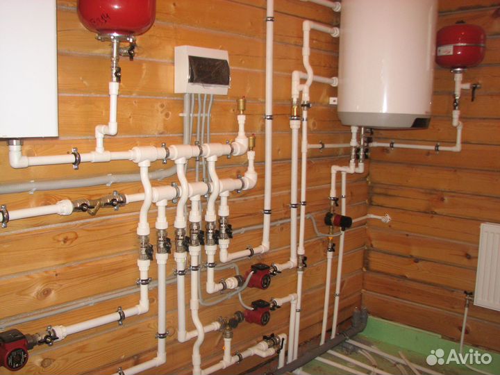 Монтаж системы отопления/водоснабжения