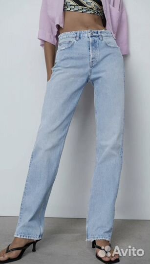 Джинсы zara eur 40