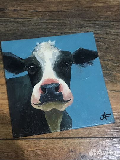 Картина акрилом на холсте