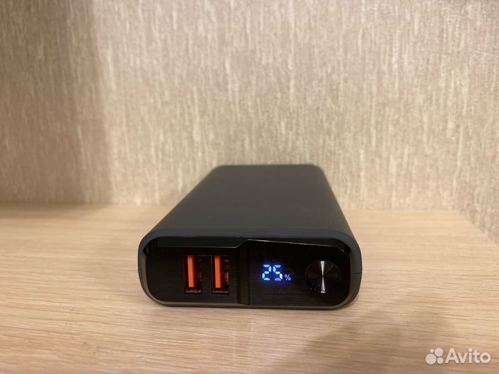 Портативный аккумулятор Olmio QS-20 серый