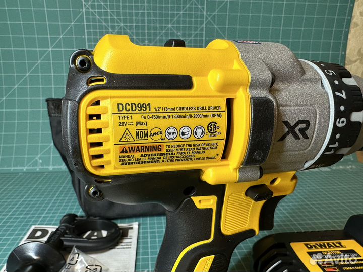 Шуруповерт Dewalt dcd 991p2 (к-т с быстр зарядкой)