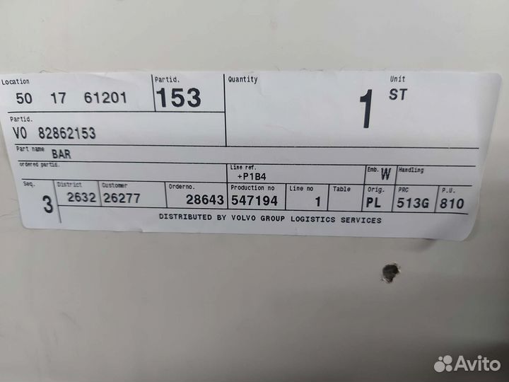 Верхняя дуга кабины Volvo fh4 fh5 Globetrotter