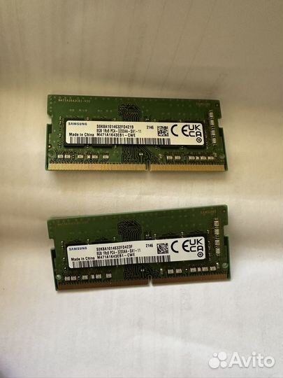 Оперативная память ddr4 2x8 3200 samsung