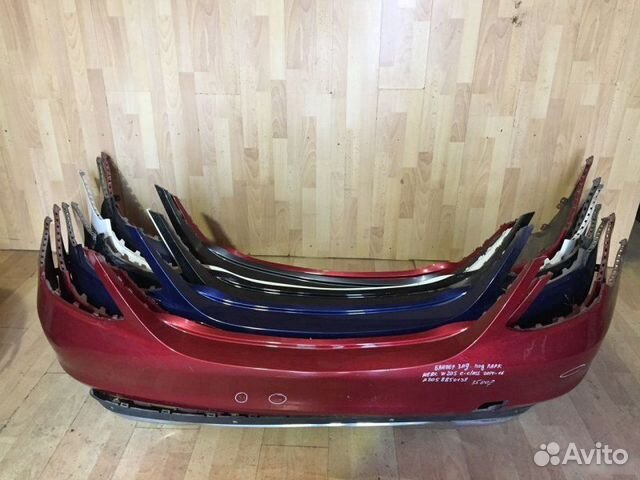 Бампер задний под парктроники Mercedes Benz C
