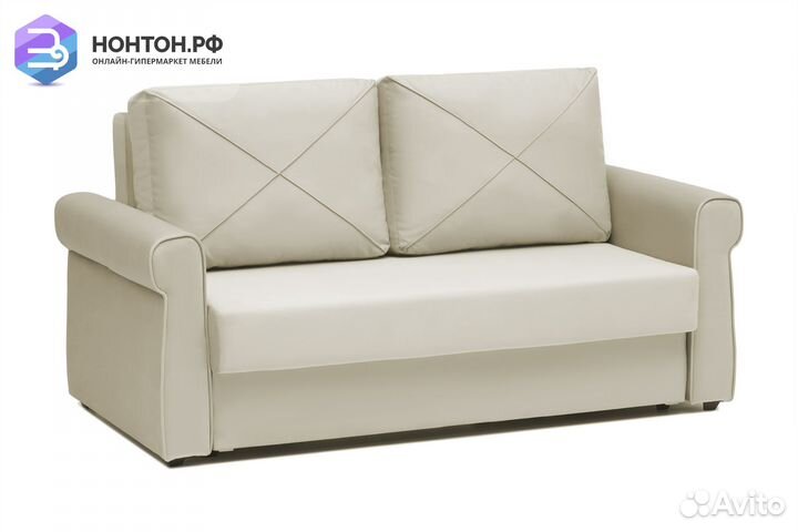 Диван еврокнижка Лира бежевый