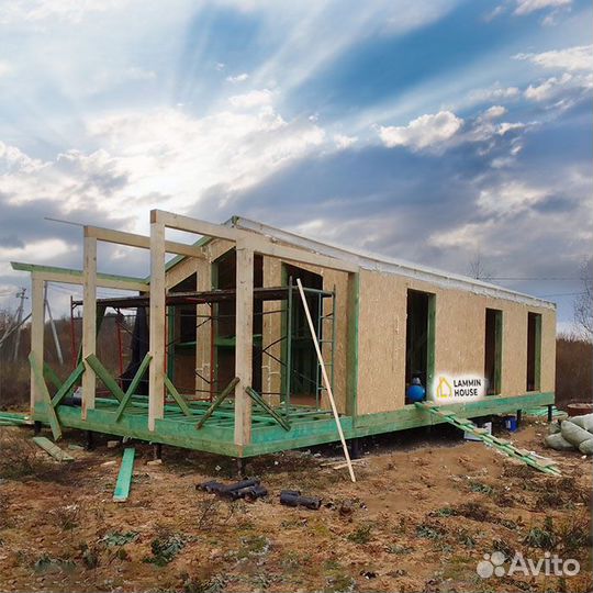 SIP панели 2500Х625Х124 мм