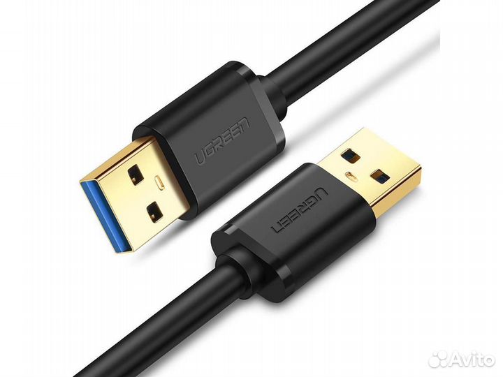 Кабель соединительный USB-A 3.0 AM-AM 2,00 м, (US1