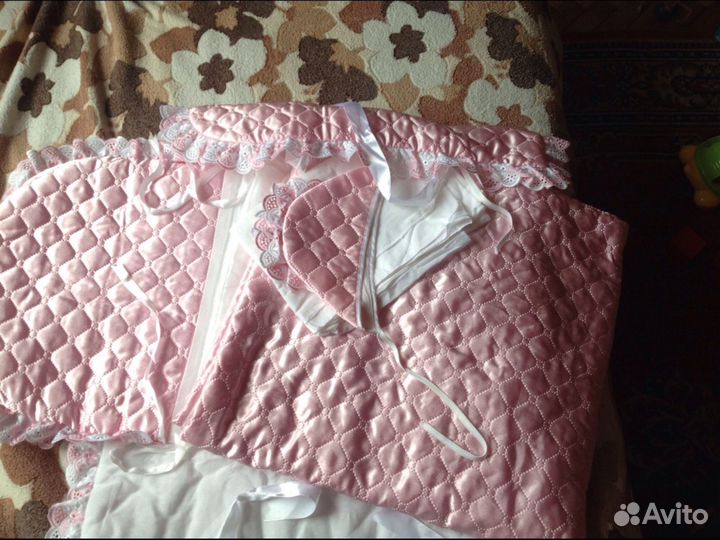 Конверт для девочки на выписку