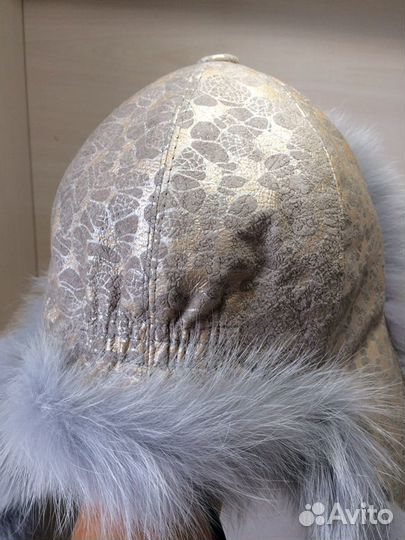 Новая шапка- ушанка из нат. меха Зимушка