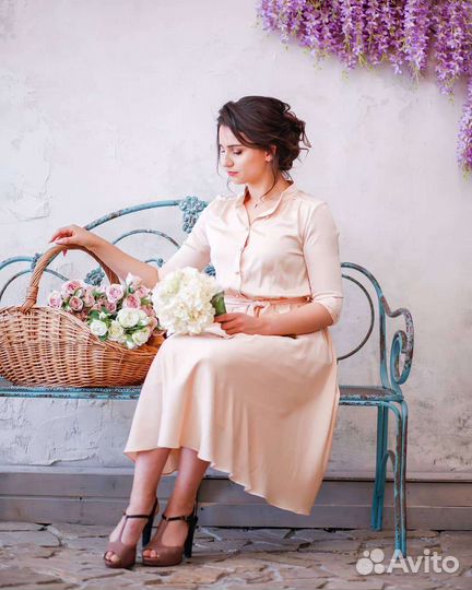 Шелковое платье